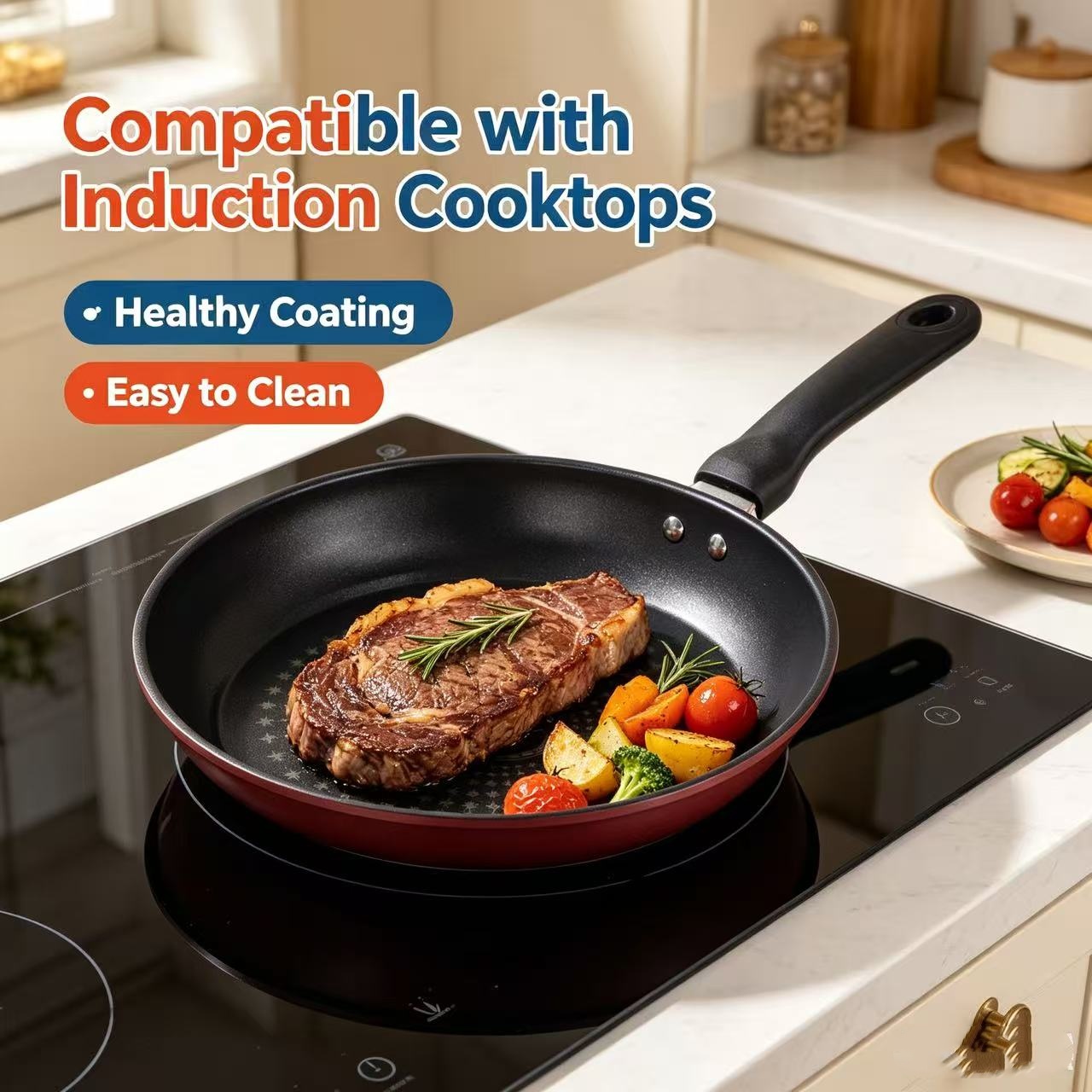Premium Granite Non Stick Fryi - Cast Iron Corn avis et prix