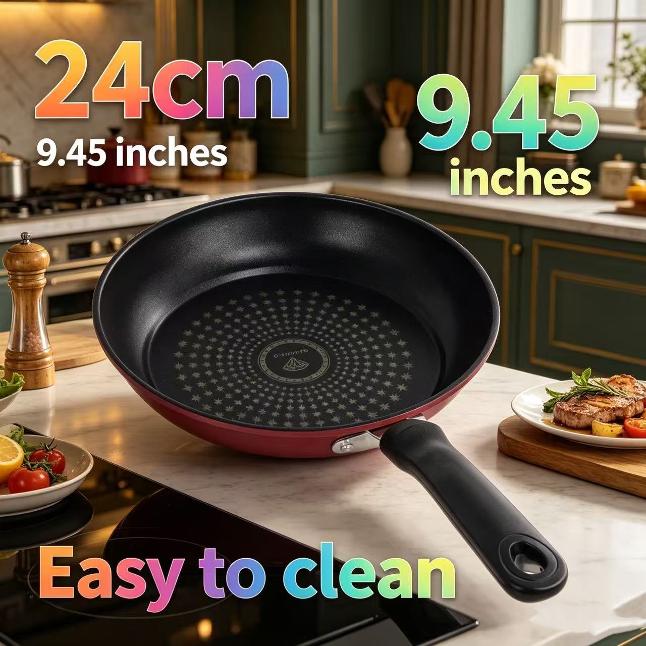 Premium Granite Non Stick Fryi - Cast Iron Corn avis et prix