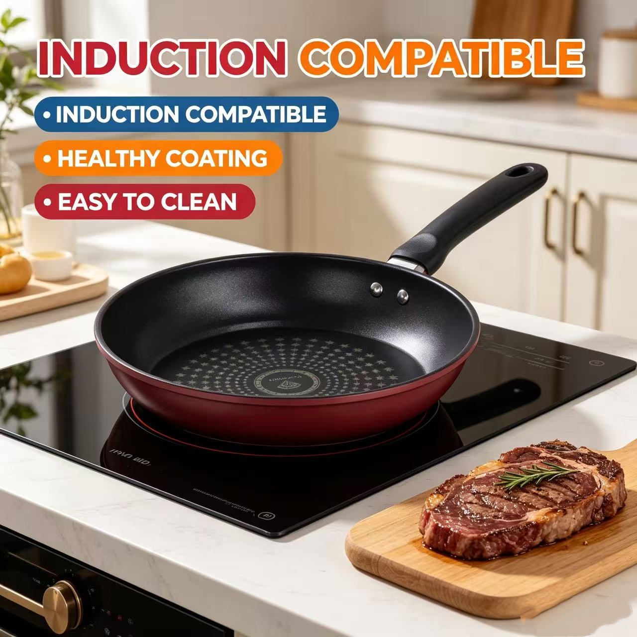 Premium Granite Non Stick Fryi - Cast Iron Corn avis et prix