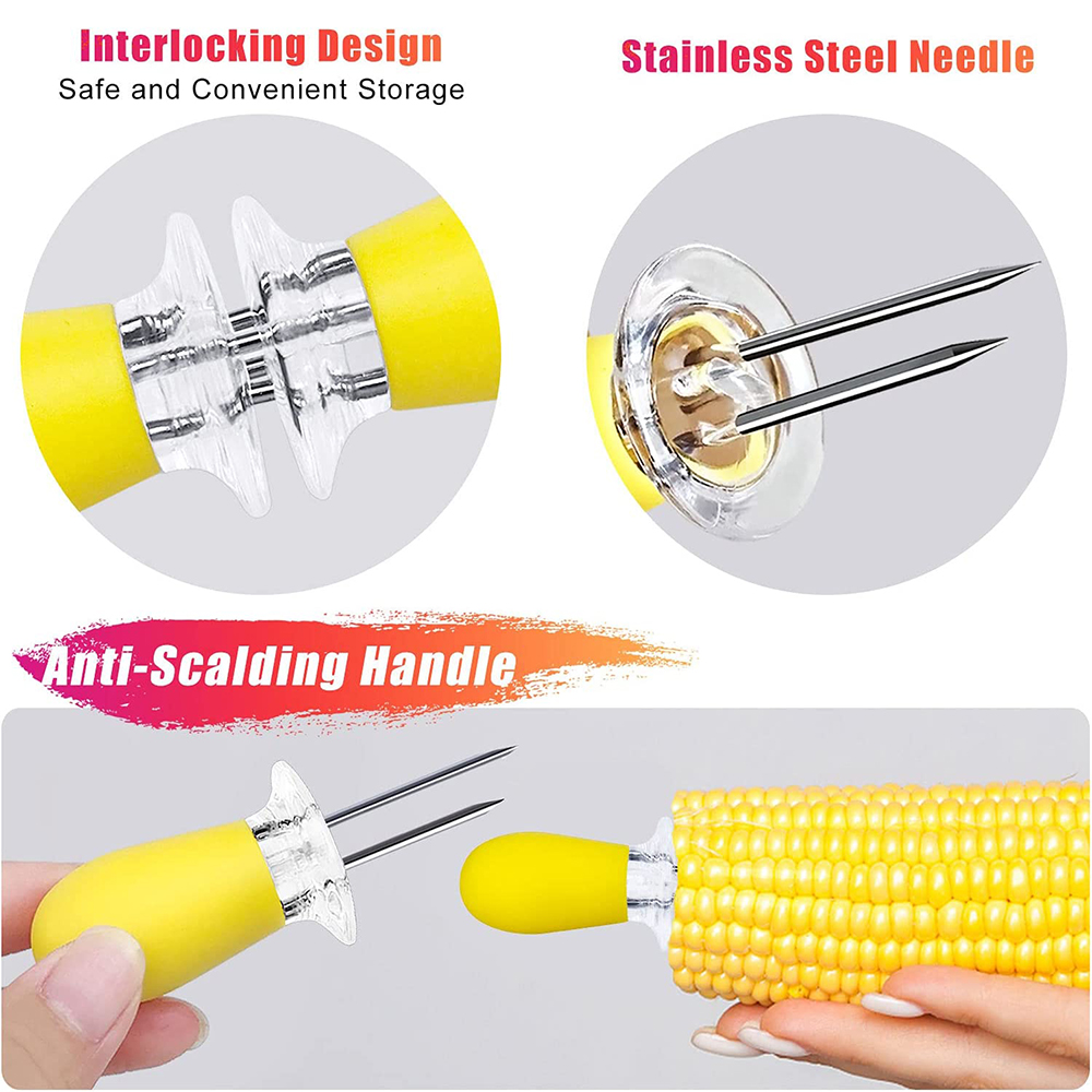 LMETJMA 12pcs/set Corn Holders - Corn Dog Stick avis et prix