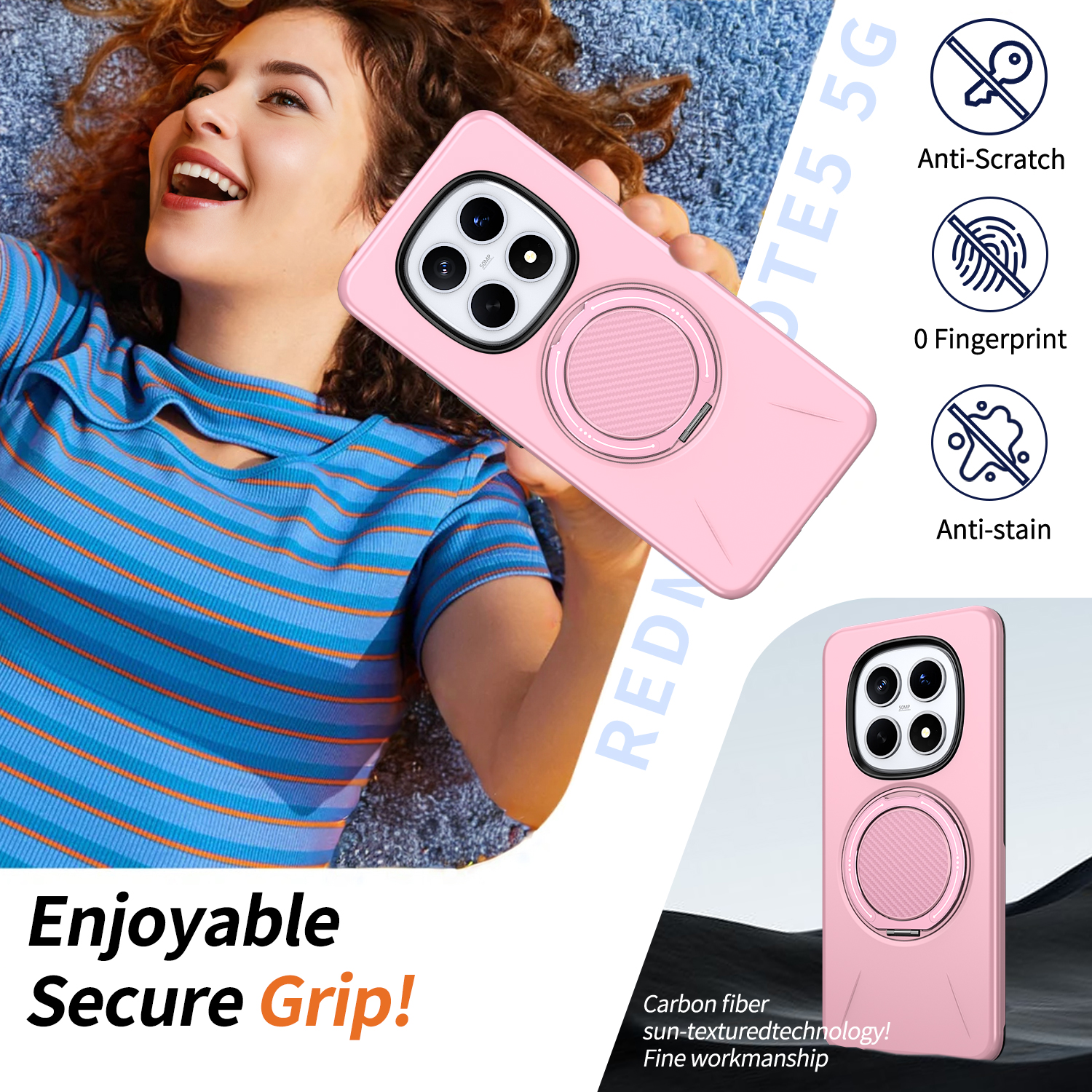 For Xiaomi Redmi Note 15 Pro P - Taco Stand Holder avis et prix