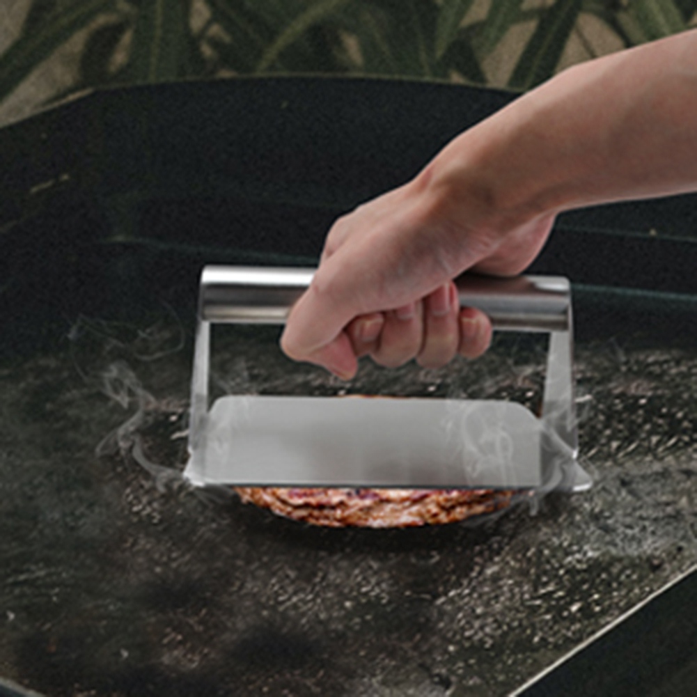 A04G-Square Meat Press Hamburg - Hot Dog Press avis et prix