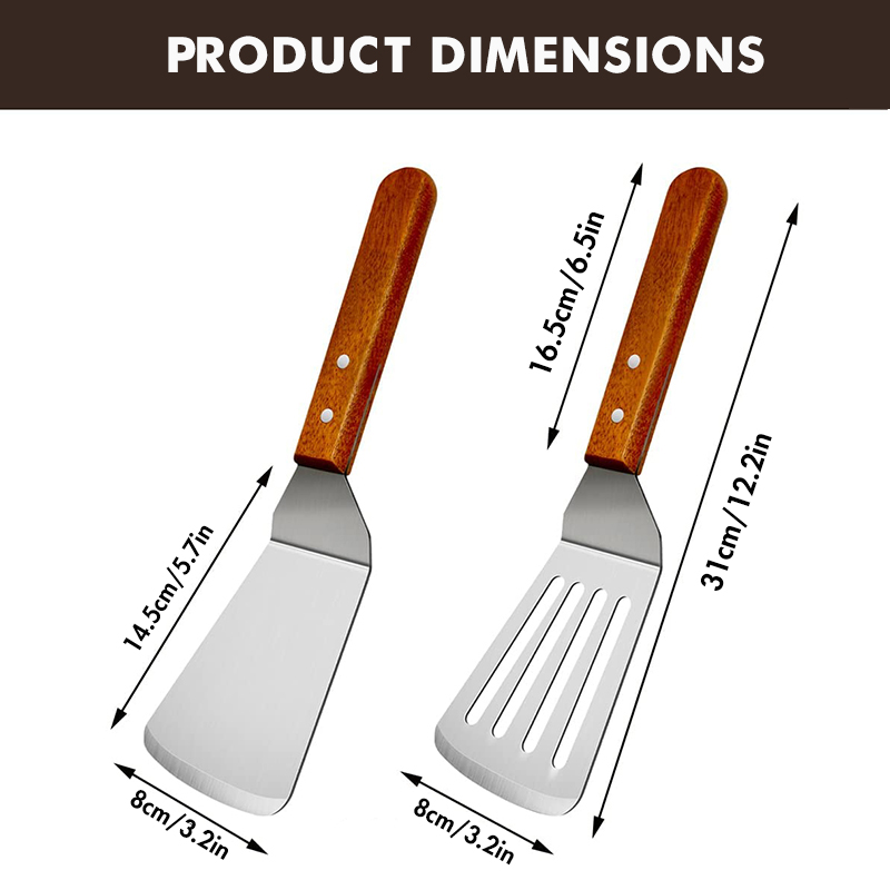 Metal Spatulas for Cast Iron S - Okonomiyaki Spatula avis et prix