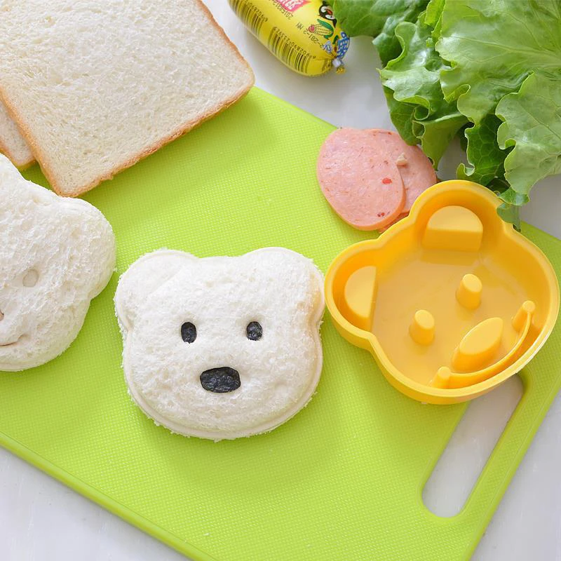 2pcs Sandwich Mould Bear Cat R - Bunny Cake Mold avis et prix