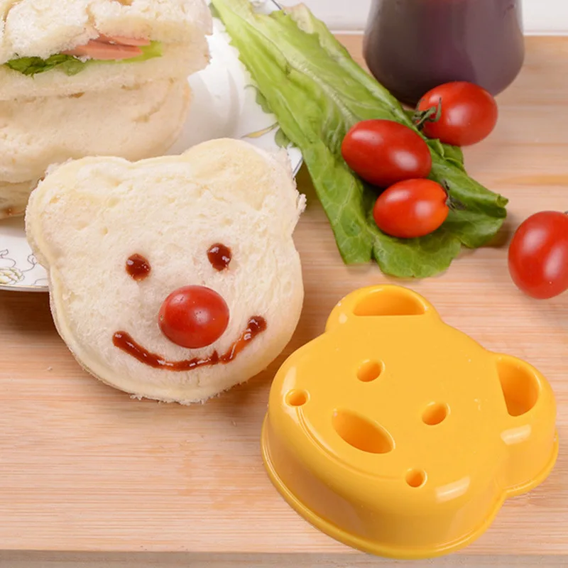 2pcs Sandwich Mould Bear Cat R - Bunny Cake Mold avis et prix