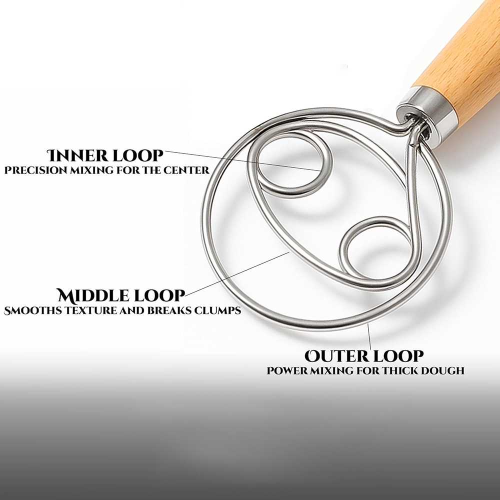 304 Stainless Steel Dough Whis - Danish Pancake Pan avis et prix