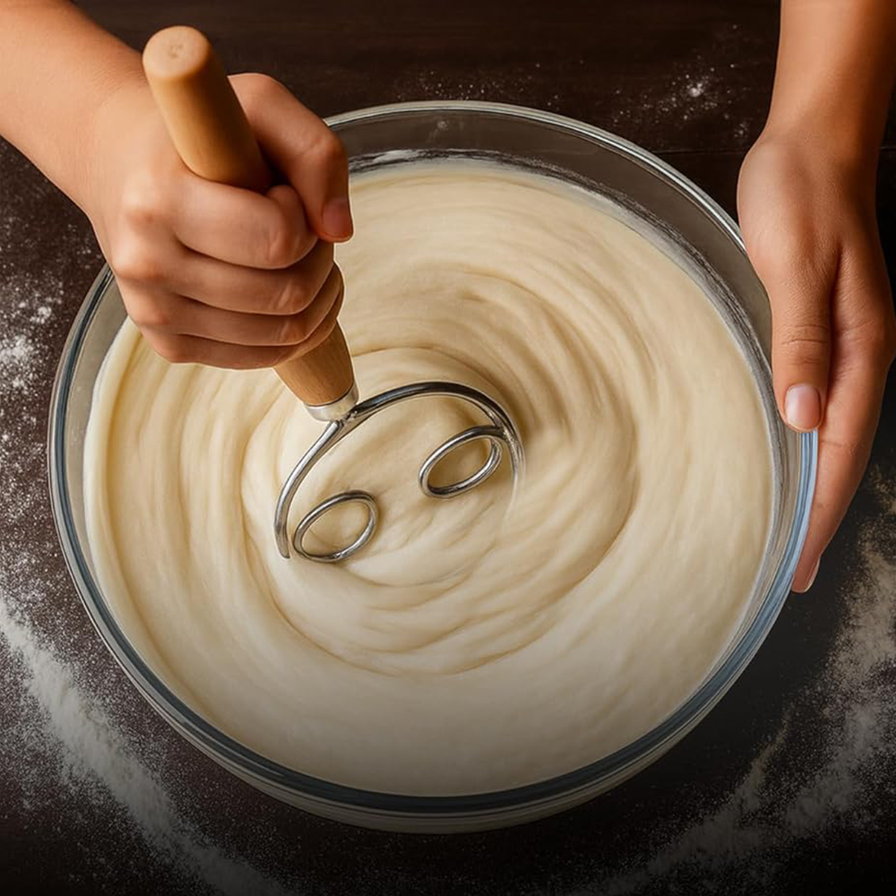 304 Stainless Steel Dough Whis - Danish Pancake Pan avis et prix