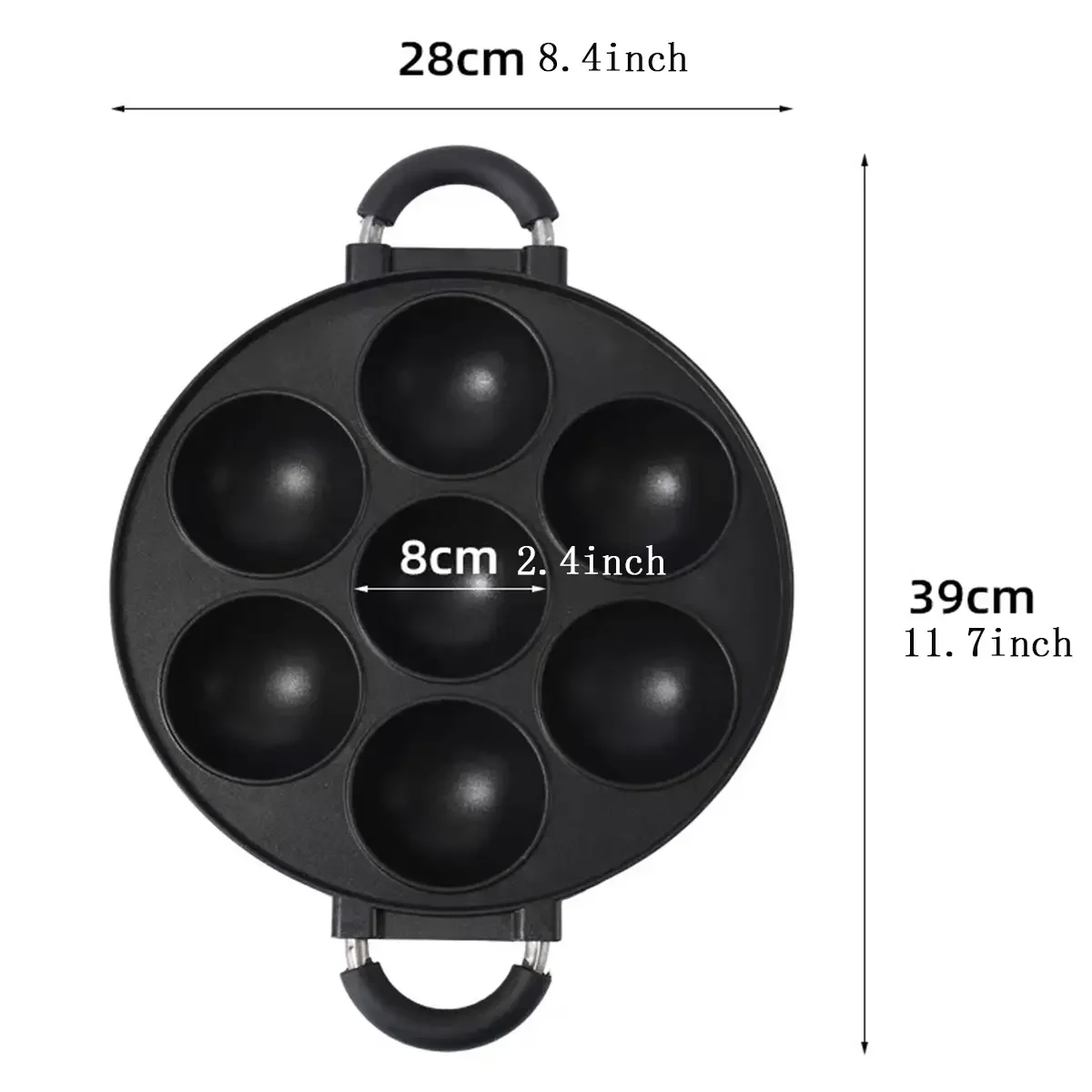 7 Hole Cake Cooking Pan Cast I - Cast Iron Corn avis et prix