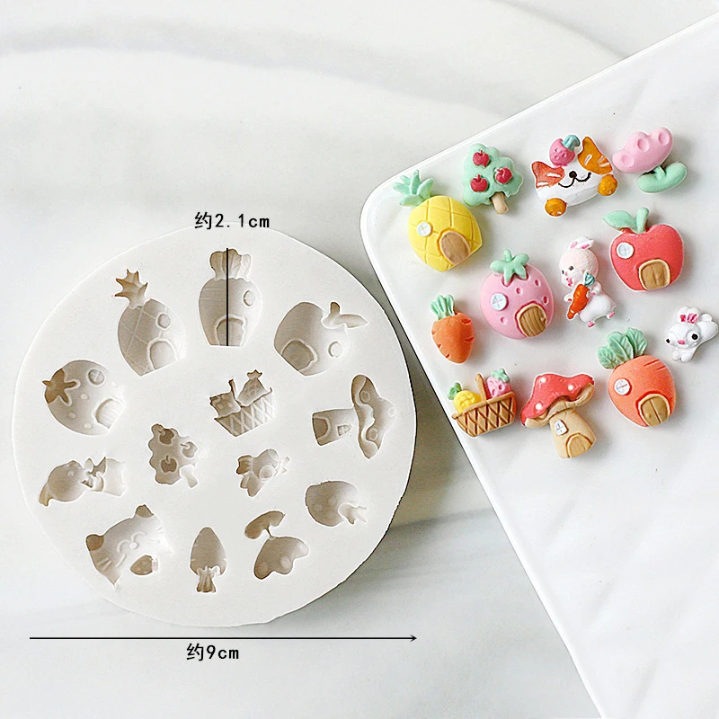 Cute Bunny Bear Carrot House S - Bunny Cake Mold avis et prix