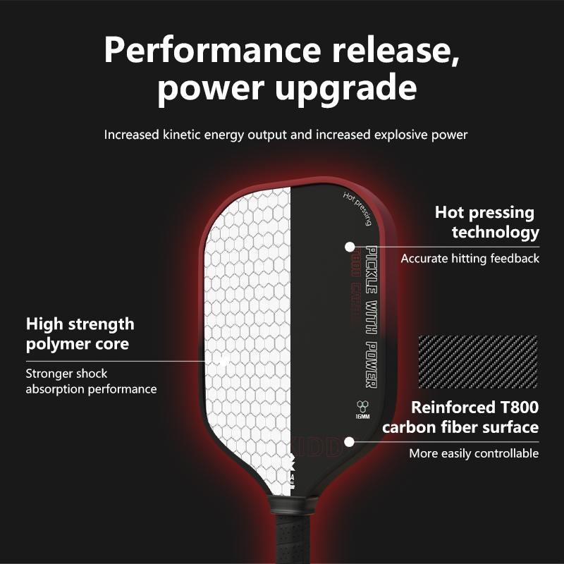 T800 Carbon Fiber Pickleball P - Crepe Pan Carbon avis et prix