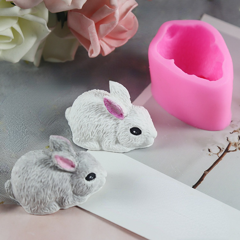 3d Rabbit Silicone Candle Mold - Bunny Cake Mold avis et prix