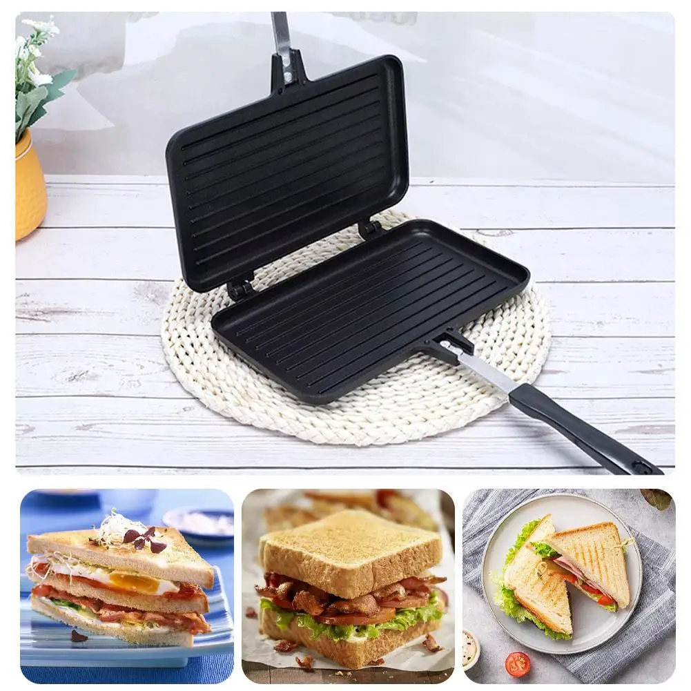 Double-Sided Frying Pan Non-St - Cast Iron Corn avis et prix