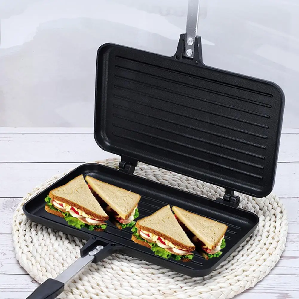 Double-Sided Frying Pan Non-St - Cast Iron Corn avis et prix