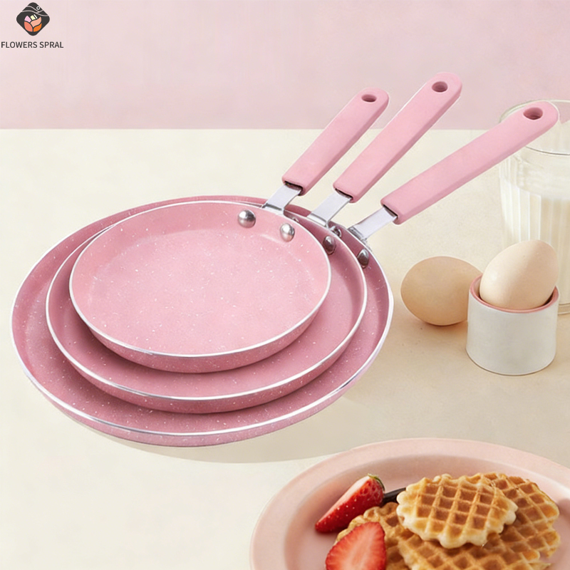 1 Non Stick Pink Frying Pan Fo - Egg Waffle Pan avis et prix