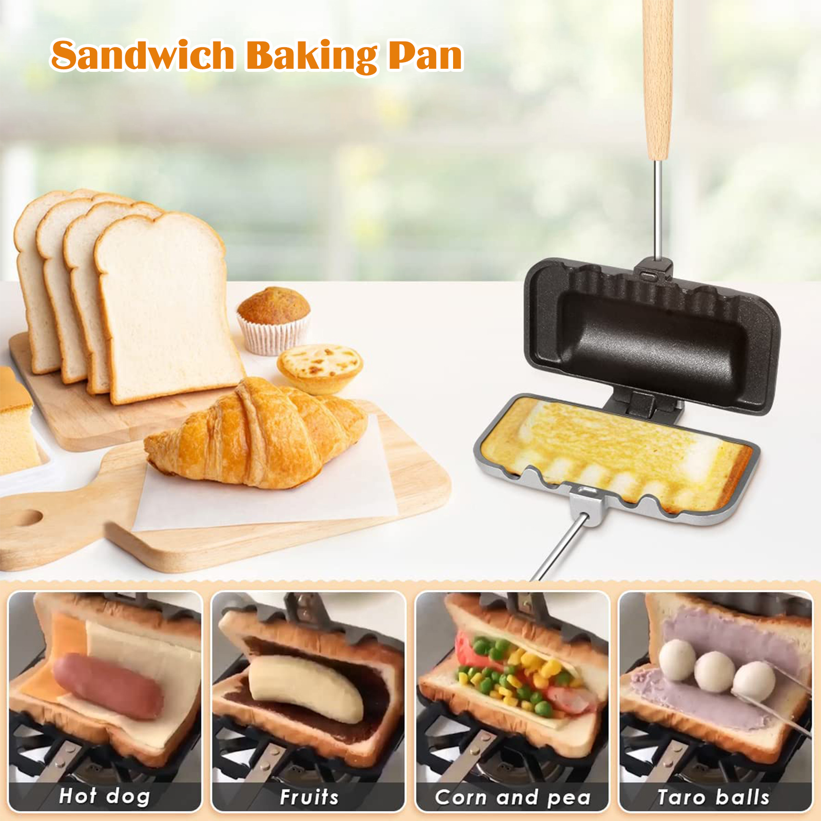 Double-Sided Sandwich Pan Non  - Hot Dog Press avis et prix