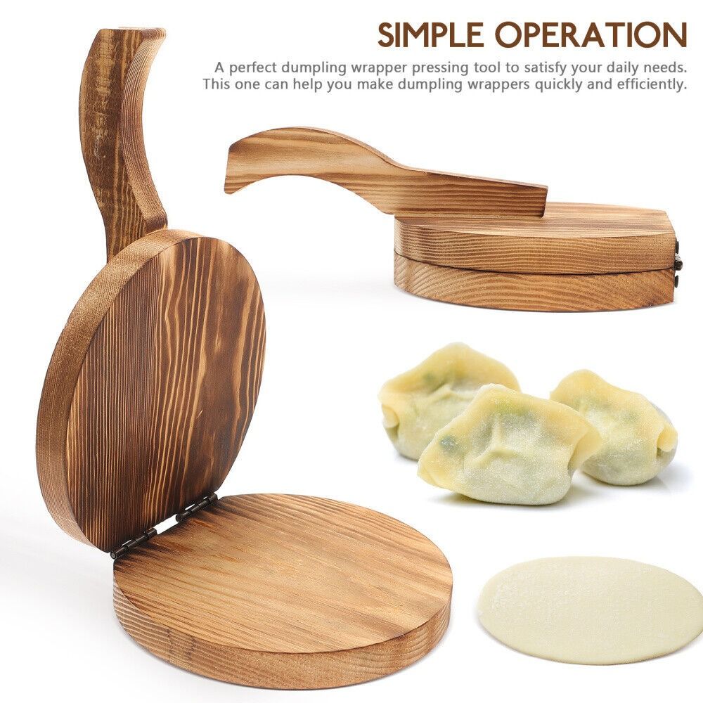 Wooden Dough Presser Chapati P - Dumpling Press Set avis et prix