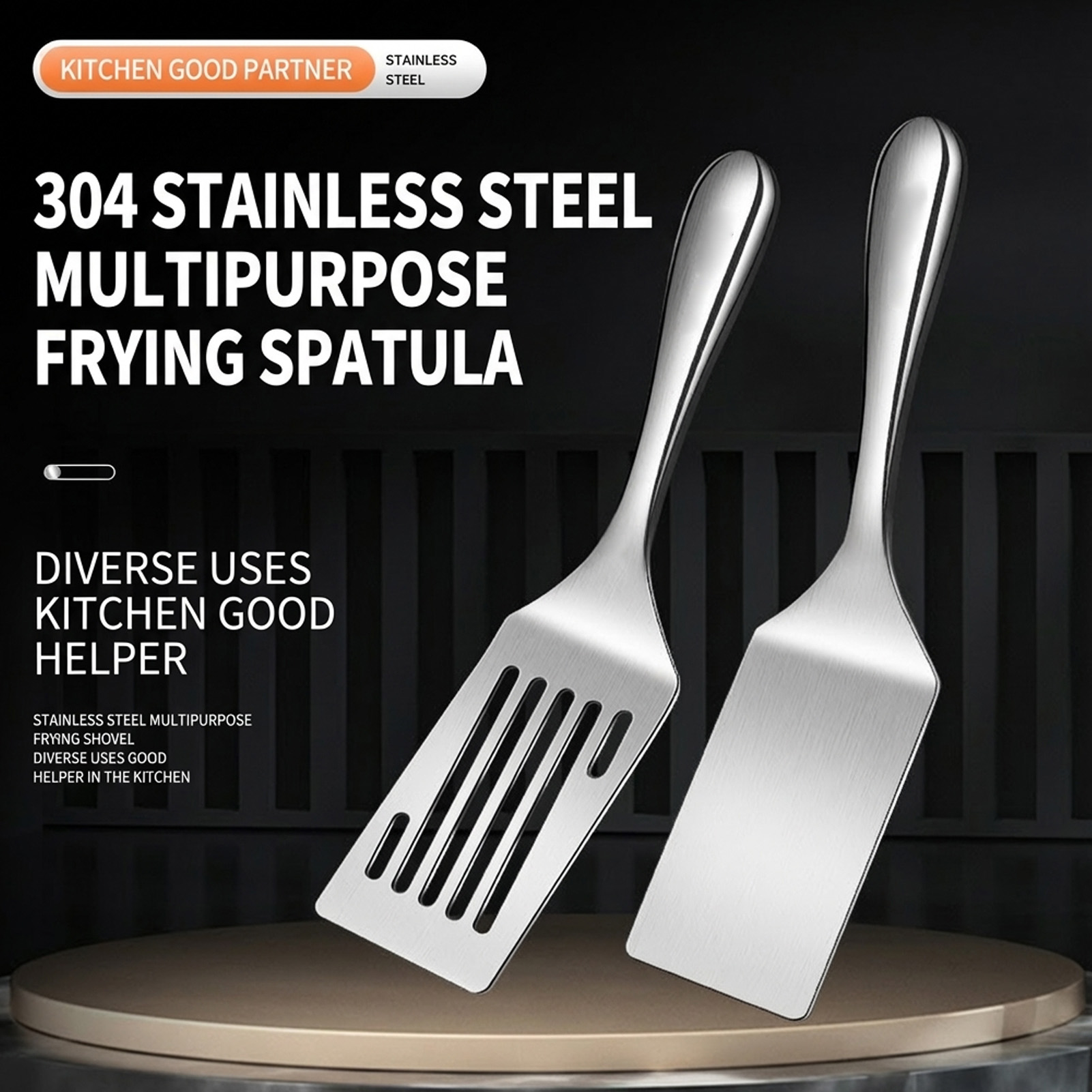 Stainless Steel Spatula Short  - Okonomiyaki Spatula avis et prix