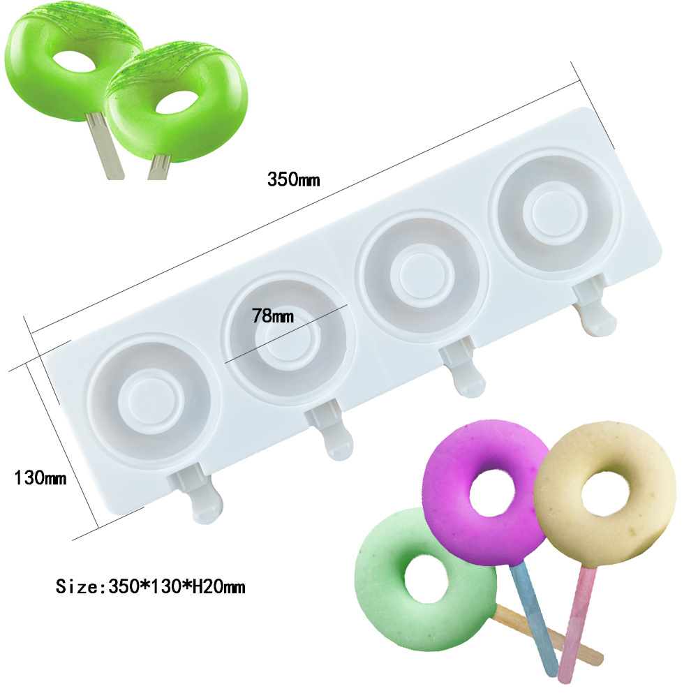 Large Donut 4 Cavity Ice Cream - Donut Mold Silicone avis et prix