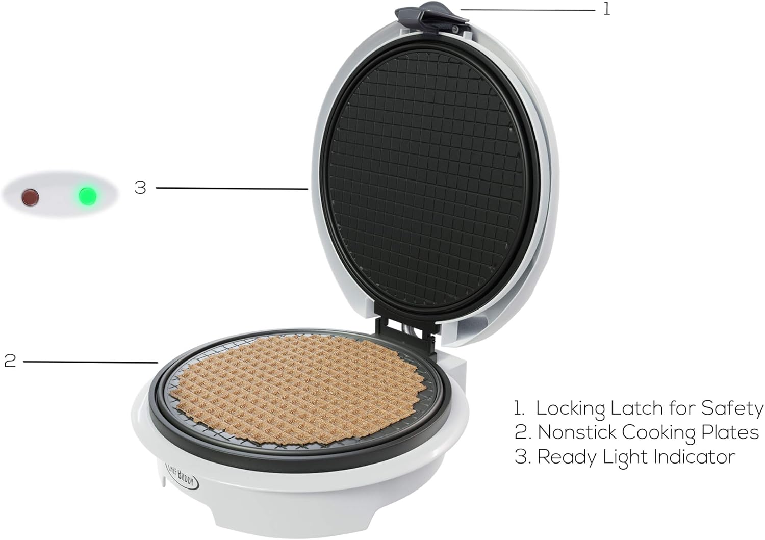 Electric Waffle Cone Maker wit - Waffle Cone Maker avis et prix