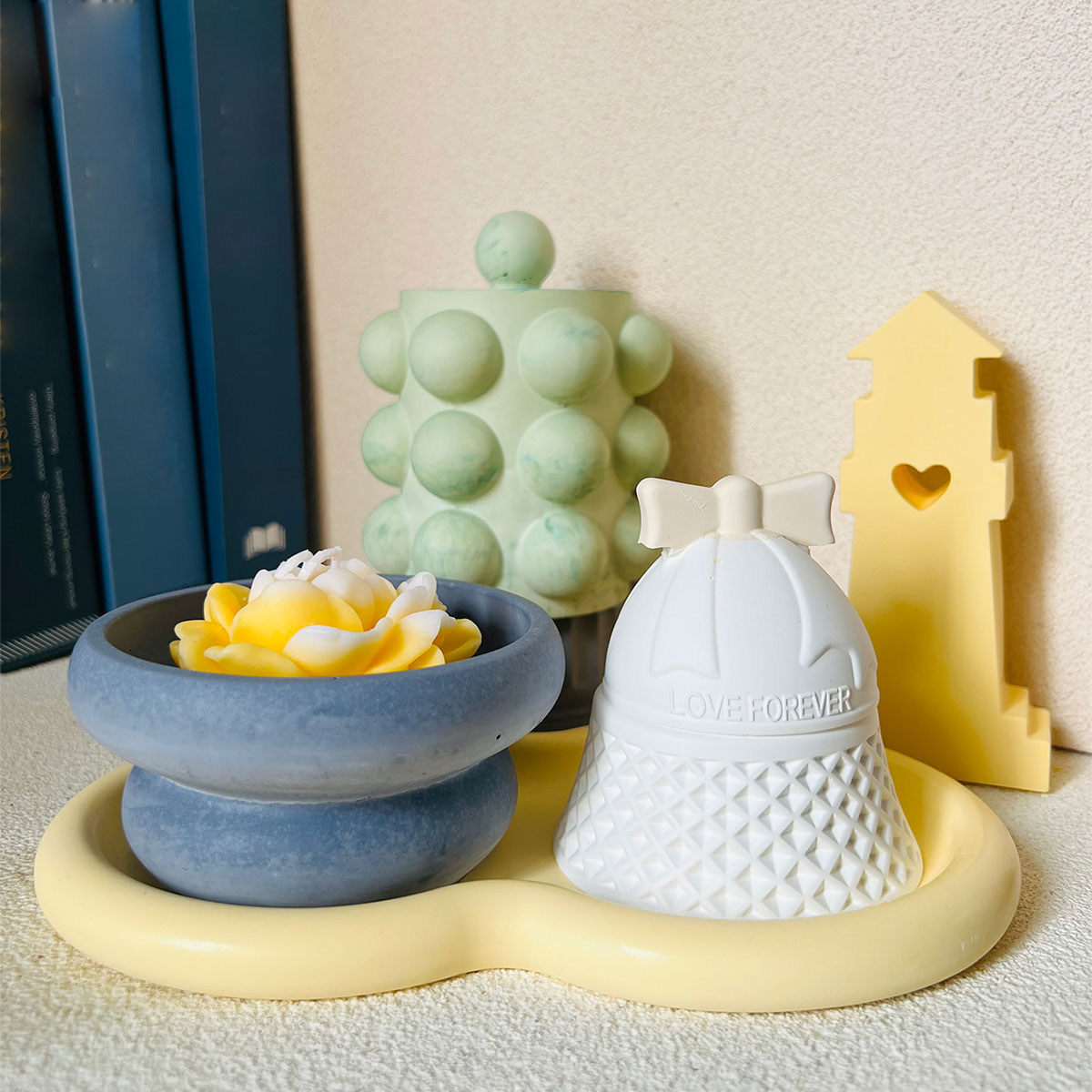 Bubble Jar Candle Vessel Concr - Donut Mold Silicone avis et prix