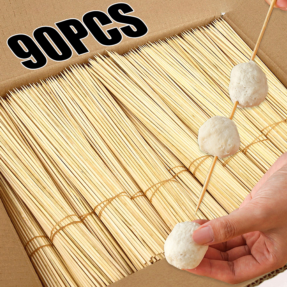 90pcs Bamboo Stick Food Grade  - Corn Dog Stick avis et prix