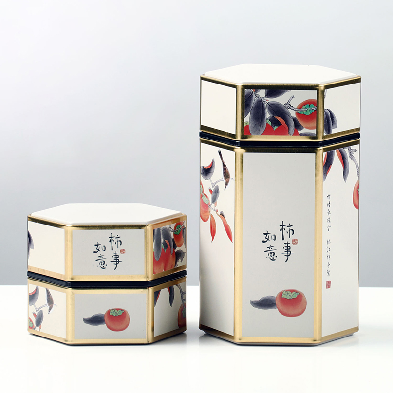 Creative Hexagonal Teapot Tin  - Cast Iron Corn avis et prix