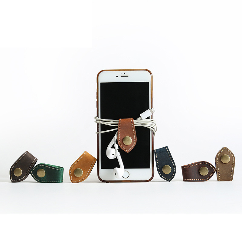 New Genuine Leather Earphone W - Spring Roll Wrapper avis et prix