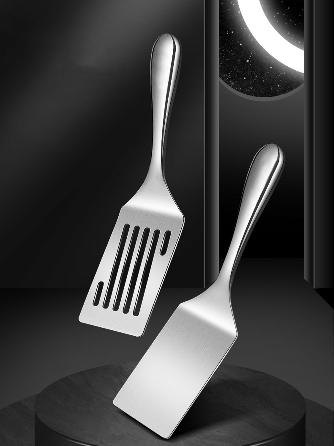 2pc/1pc Small Stainless Steel  - Okonomiyaki Spatula avis et prix