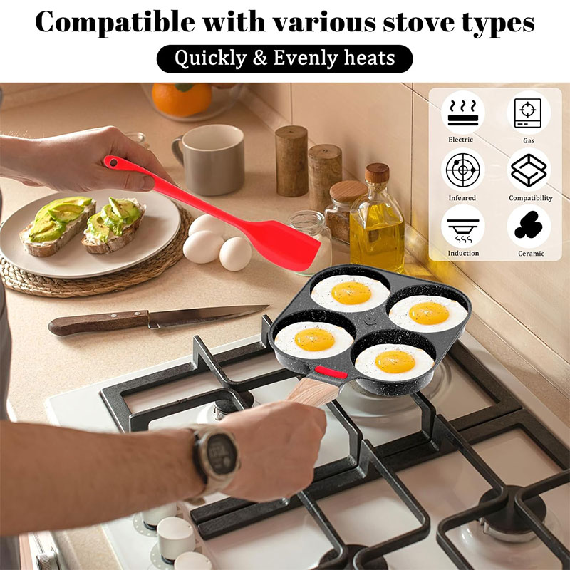 Deepened Egg Frying Pan with L - Egg Waffle Pan avis et prix