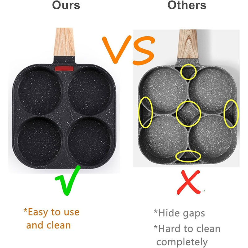 Deepened Egg Frying Pan with L - Egg Waffle Pan avis et prix