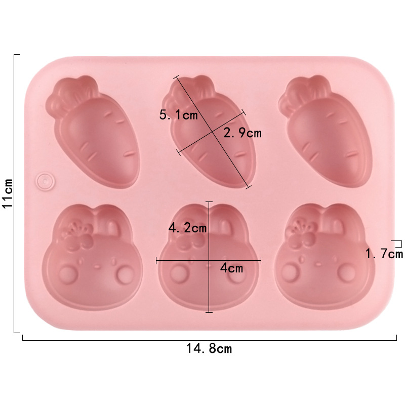 Cartoon Silicone Mold Rabbit C - Bunny Cake Mold avis et prix