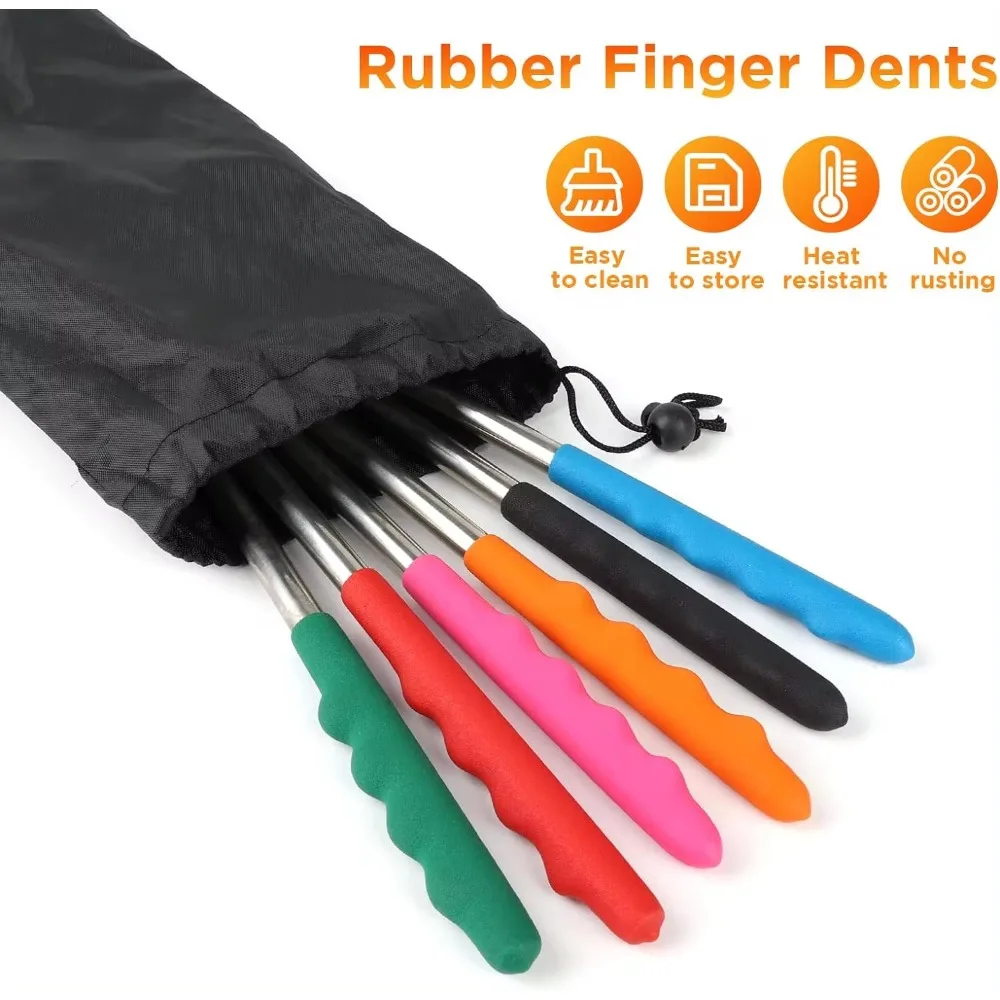 5/6/10pcs Telescopic BBQ Forks - Hot Dog Press avis et prix