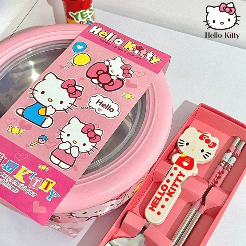 Cute Hello Kitty Stainless Ste - Dim Sum Basket avis et prix
