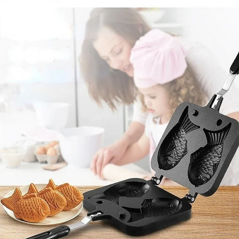 Kitchen Japanese Taiyaki Doubl - Egg Waffle Pan avis et prix