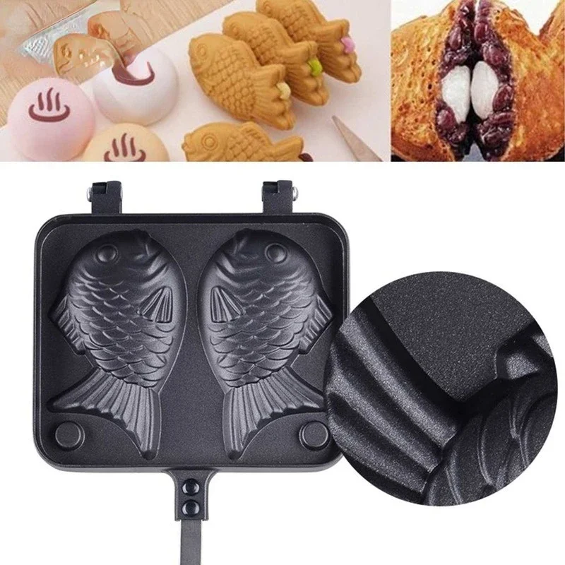 Kitchen Japanese Taiyaki Doubl - Egg Waffle Pan avis et prix