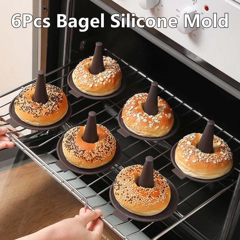 6Pcs Bagel Tools Silicone Mold - Donut Mold Silicone avis et prix