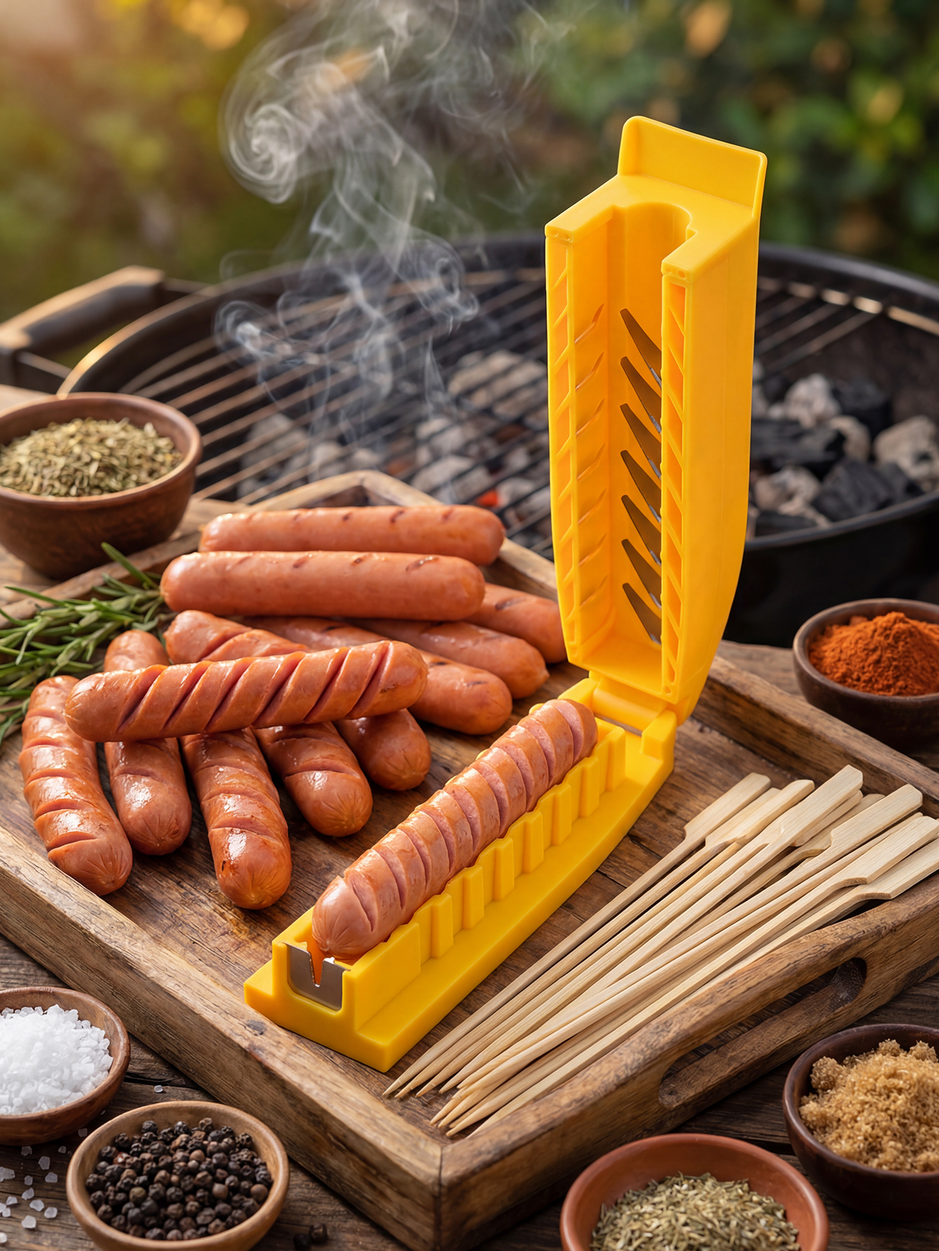 Manual Sausage Slicing Tool Re - Hot Dog Press avis et prix