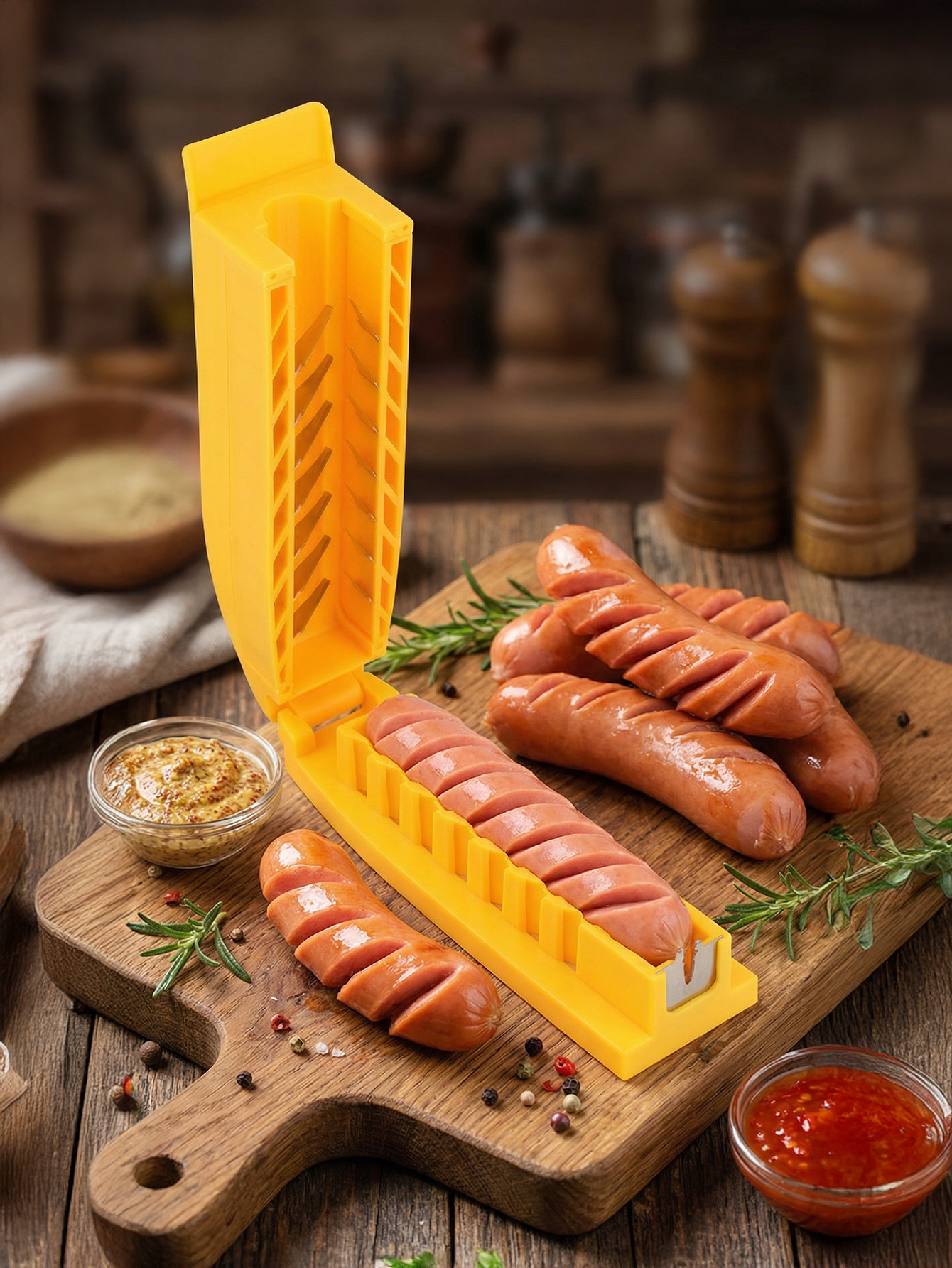 Manual Sausage Slicing Tool Re - Hot Dog Press avis et prix