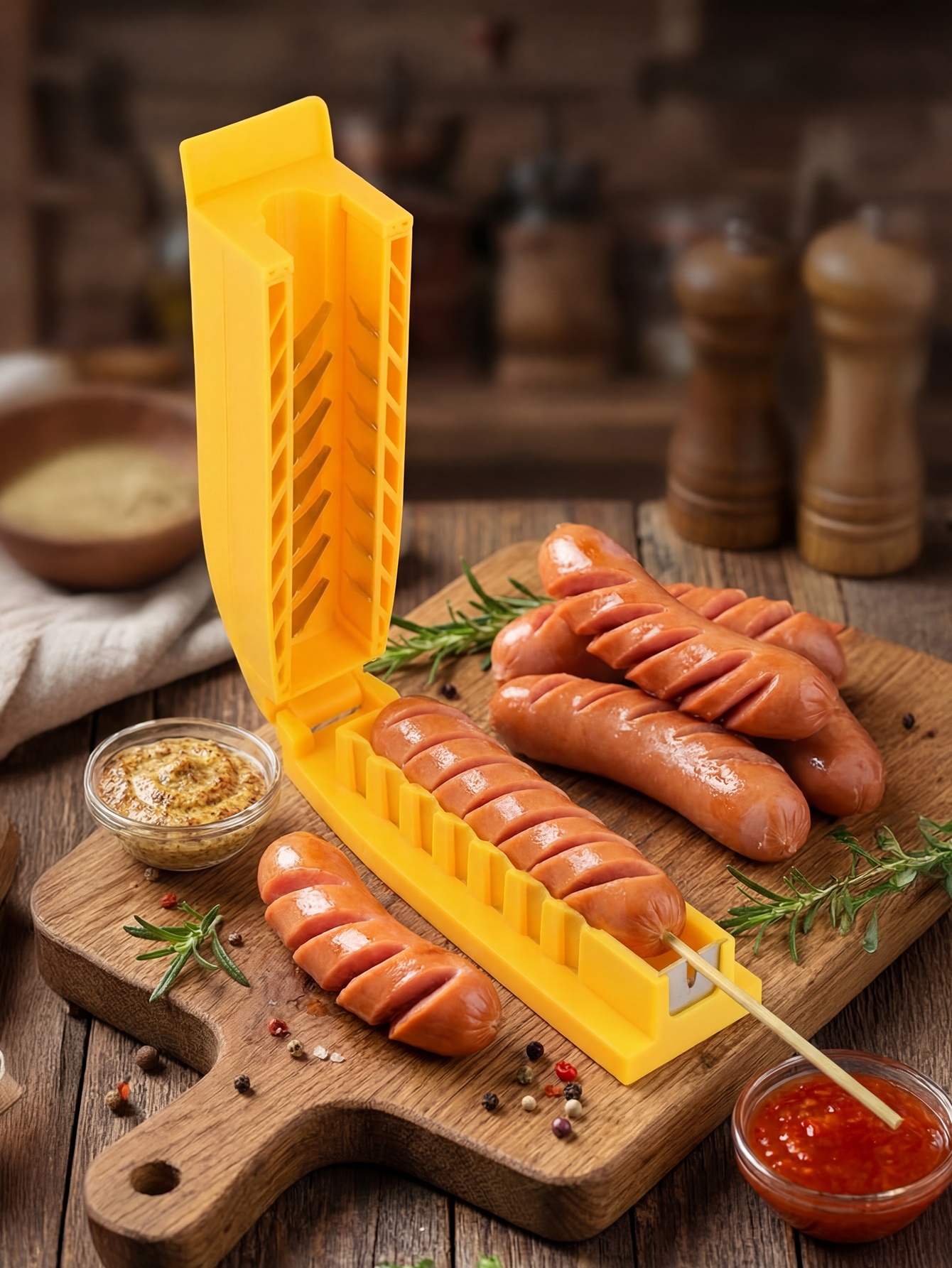 Manual Sausage Slicing Tool Re - Hot Dog Press avis et prix