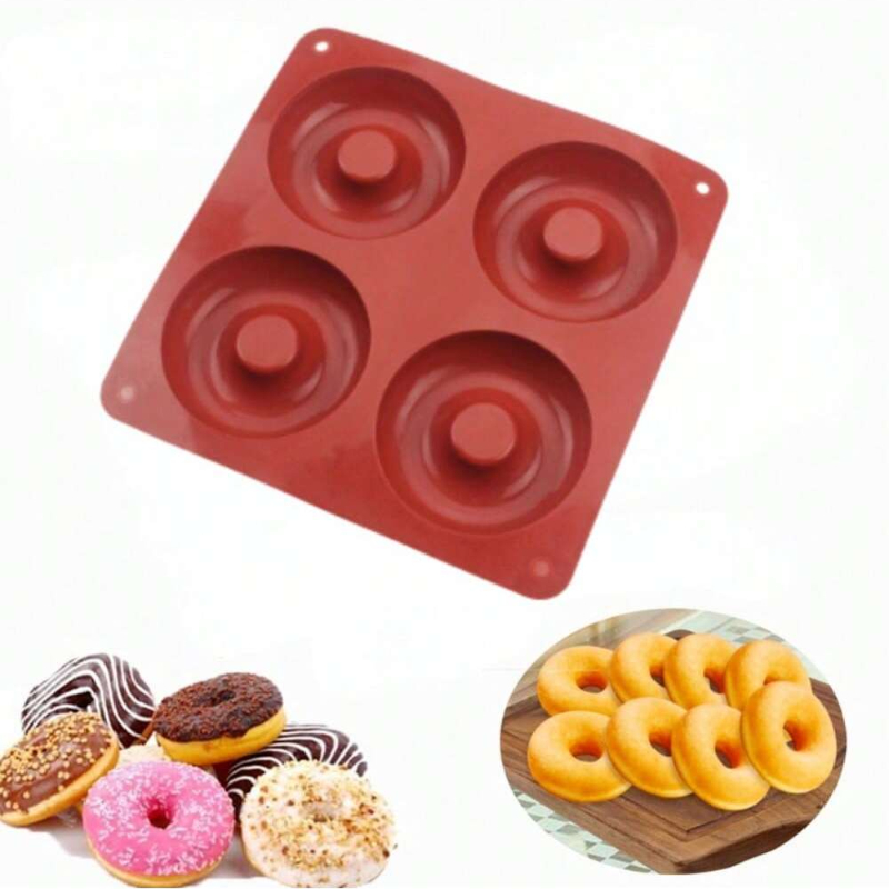 1PC 4 Holes Donut Silicone Mol - Donut Mold Silicone avis et prix