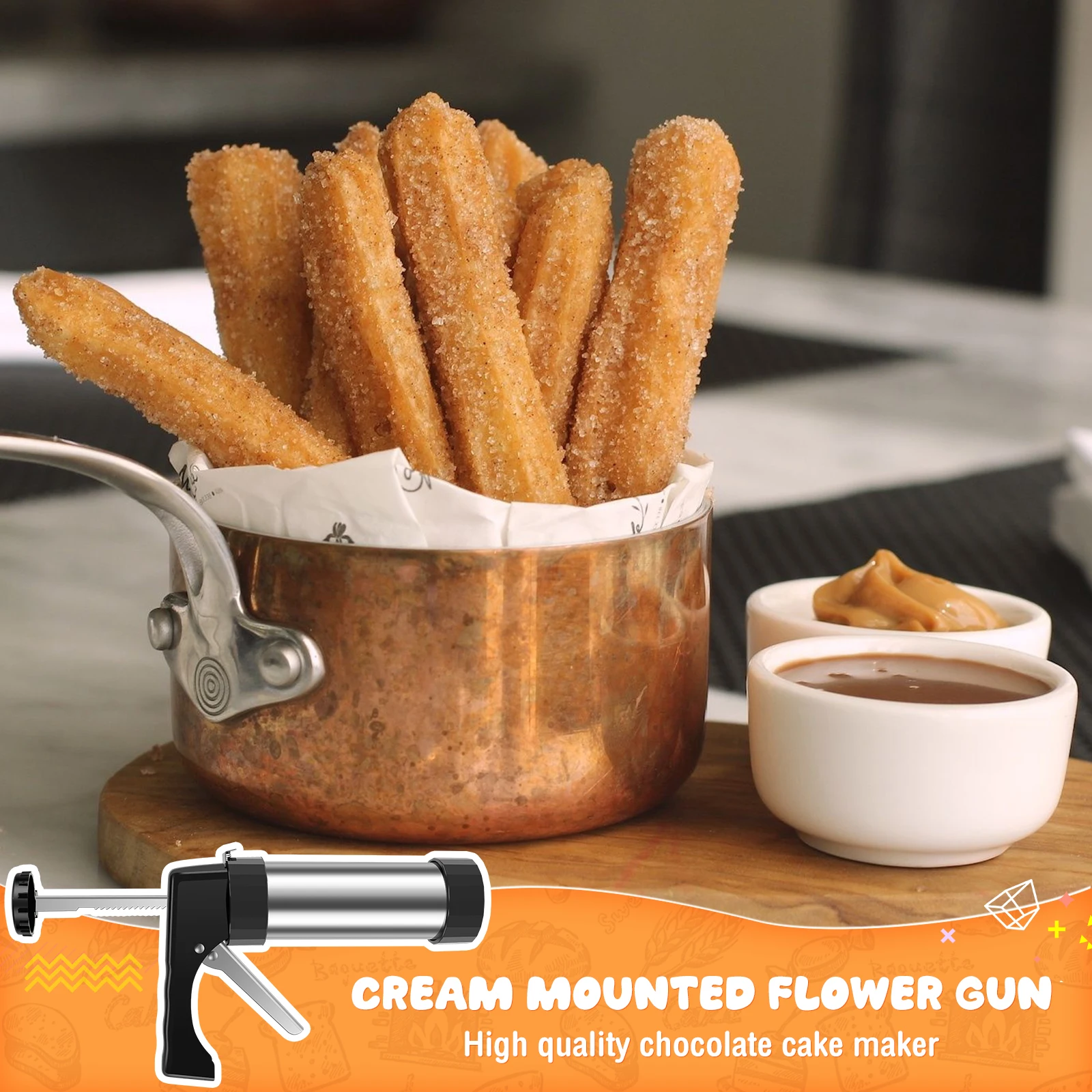 Churro Maker Machine Stainless - Churros Maker Gun avis et prix