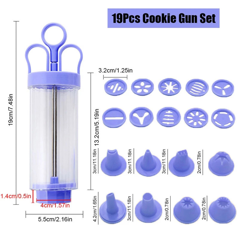 BOZZH DIY Manual Cookie Press  - Churros Maker Gun avis et prix