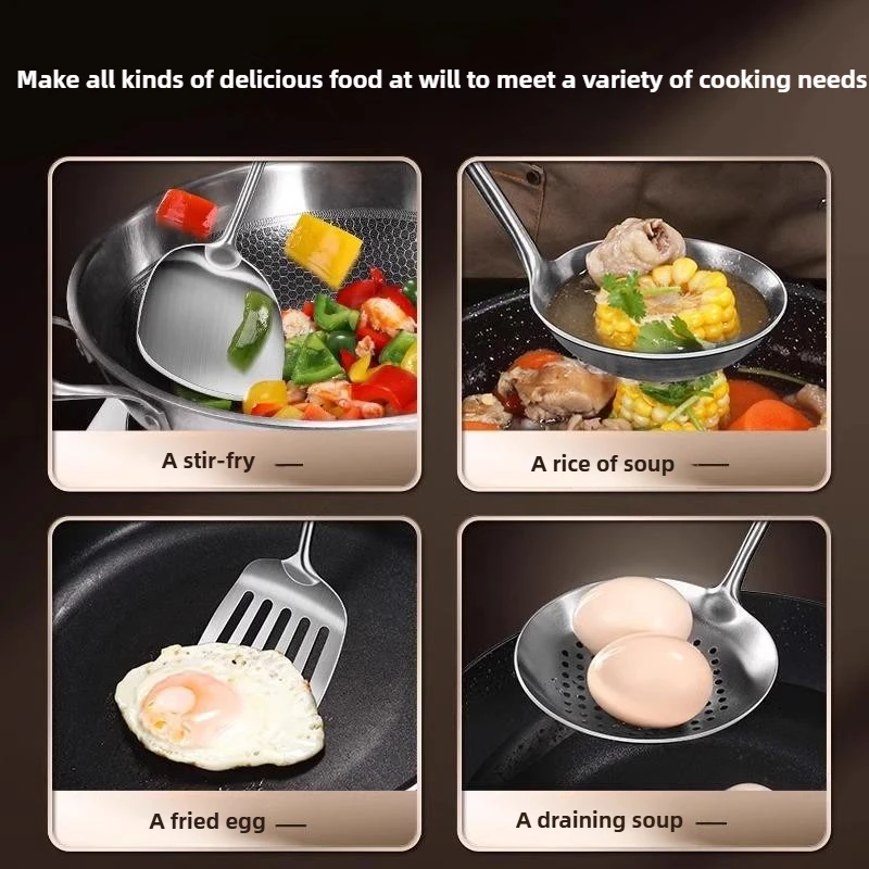 316 Stainless Steel Wok Spatul - Okonomiyaki Spatula avis et prix