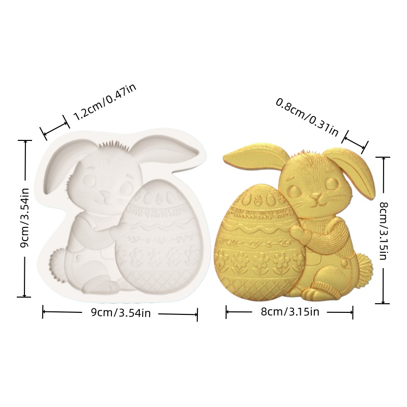 Easter Egg-Holding Bunny Silic - Bunny Cake Mold avis et prix