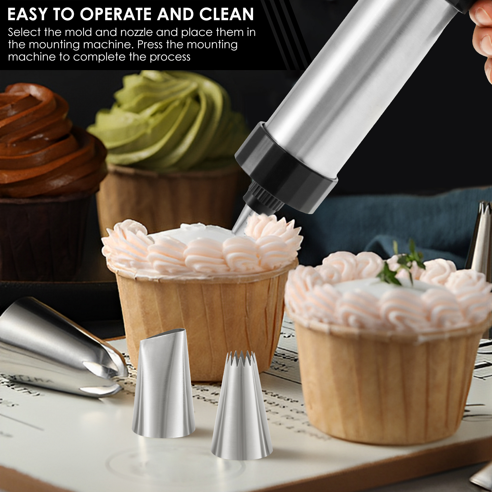 Stainless Steel Cookie Gun Chu - Churros Maker Gun avis et prix