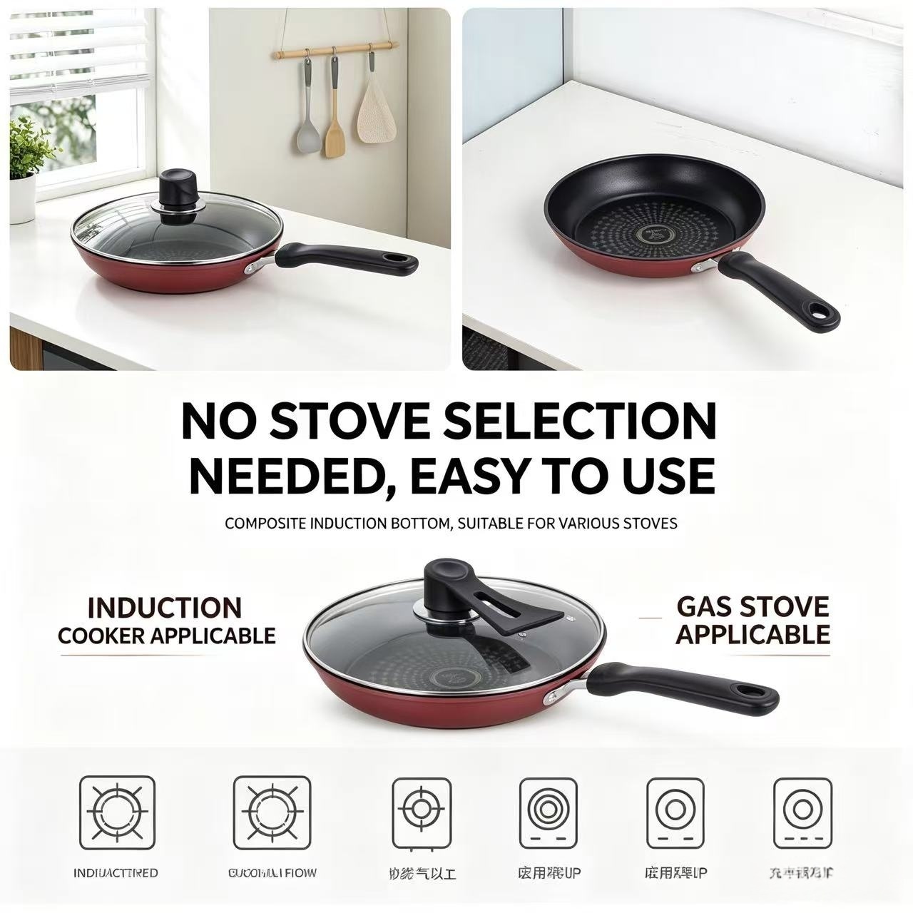 Non-Stick Cast Iron Frying Pan - Mini Pancake Griddle avis et prix