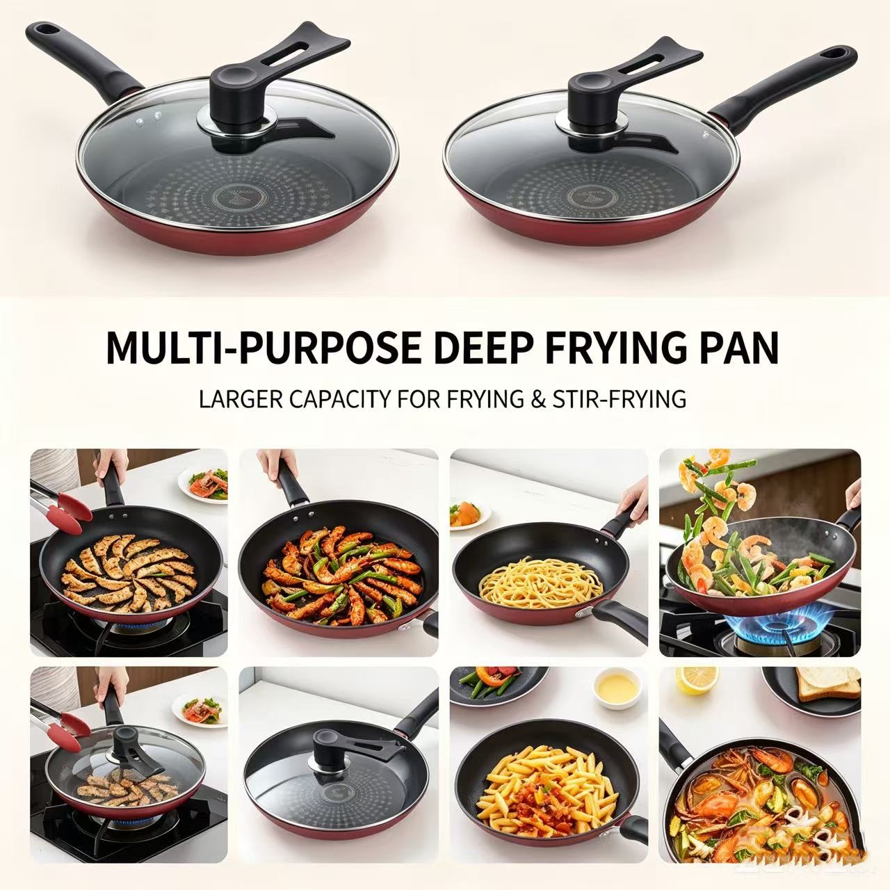 Non-Stick Cast Iron Frying Pan - Mini Pancake Griddle avis et prix