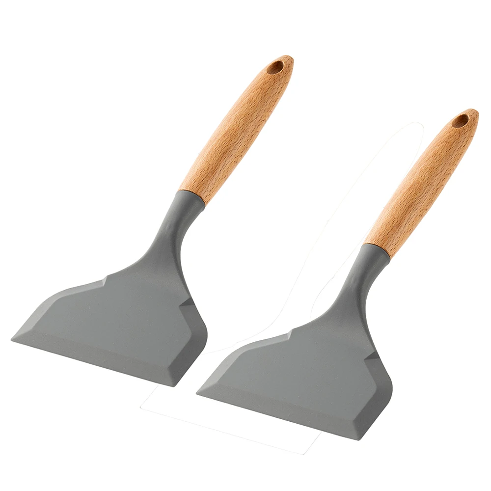 2Pcs Silicone Spatula Wide Mou - Okonomiyaki Spatula avis et prix