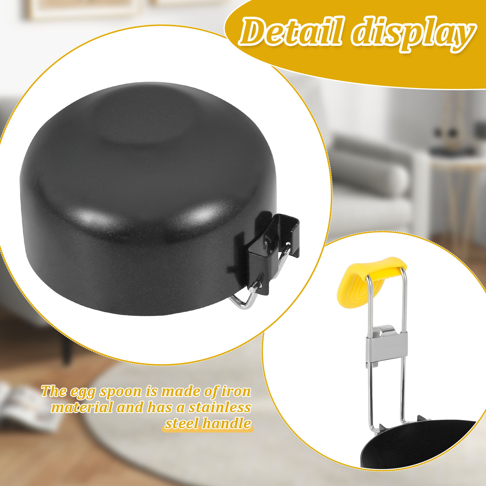 4 Pack Stainless Steel Egg Poa - Mini Pancake Griddle avis et prix